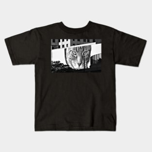 Detroit cat Kids T-Shirt